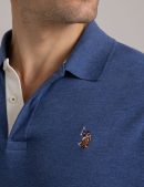 MULTI COLOR LOGO INTERLOCK POLO SHIRT