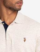 MULTI COLOR LOGO INTERLOCK POLO SHIRT