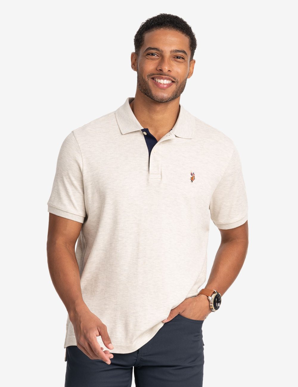 MULTI COLOR LOGO INTERLOCK POLO SHIRT - Image 14