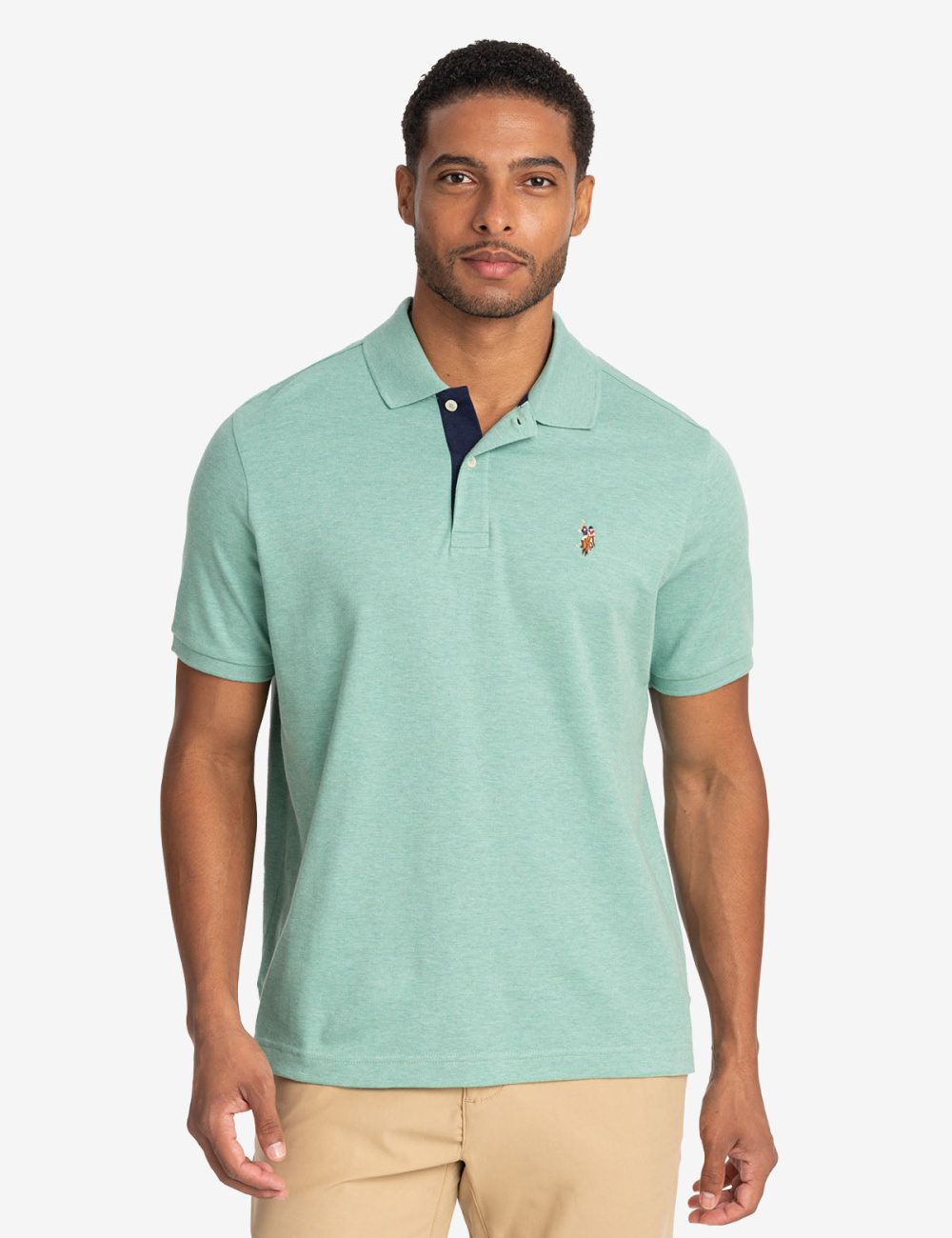 MULTI COLOR LOGO INTERLOCK POLO SHIRT - Image 19