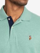 MULTI COLOR LOGO INTERLOCK POLO SHIRT