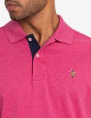 MULTI COLOR LOGO INTERLOCK POLO SHIRT