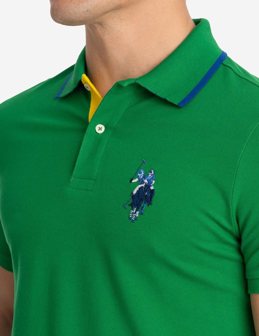 SLIM FIT BIG LOGO MULTI-TONAL POLO SHIRT - Image 10