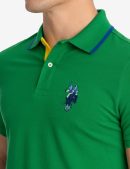 SLIM FIT BIG LOGO MULTI-TONAL POLO SHIRT