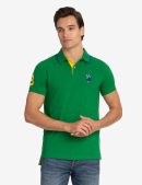 SLIM FIT BIG LOGO MULTI-TONAL POLO SHIRT