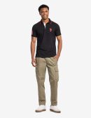 SLIM FIT BIG LOGO MULTI-TONAL POLO SHIRT