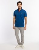 SLIM FIT BIG LOGO MULTI-TONAL POLO SHIRT