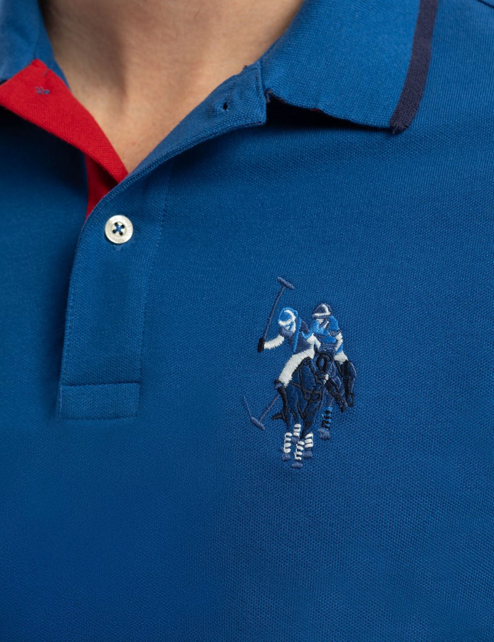 SLIM FIT BIG LOGO MULTI-TONAL POLO SHIRT - Image 13
