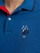 SLIM FIT BIG LOGO MULTI-TONAL POLO SHIRT