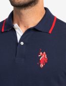SLIM FIT BIG LOGO MULTI-TONAL POLO SHIRT