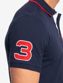 SLIM FIT BIG LOGO MULTI-TONAL POLO SHIRT