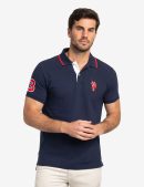 SLIM FIT BIG LOGO MULTI-TONAL POLO SHIRT