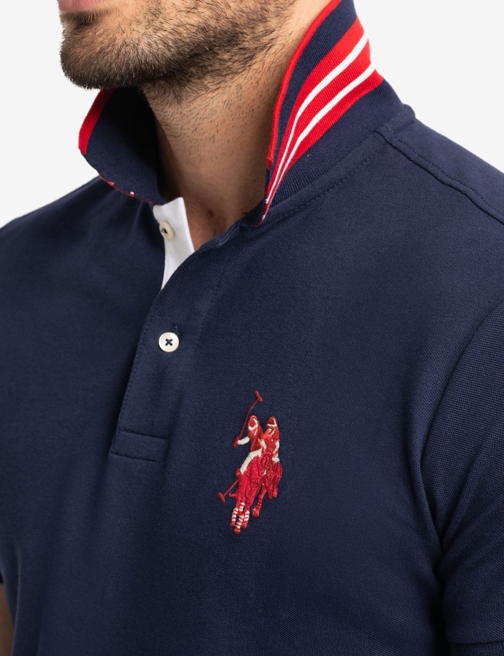 SLIM FIT BIG LOGO MULTI-TONAL POLO SHIRT - Image 12