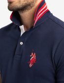SLIM FIT BIG LOGO MULTI-TONAL POLO SHIRT