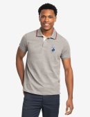 SLIM FIT BIG LOGO MULTI-TONAL POLO SHIRT