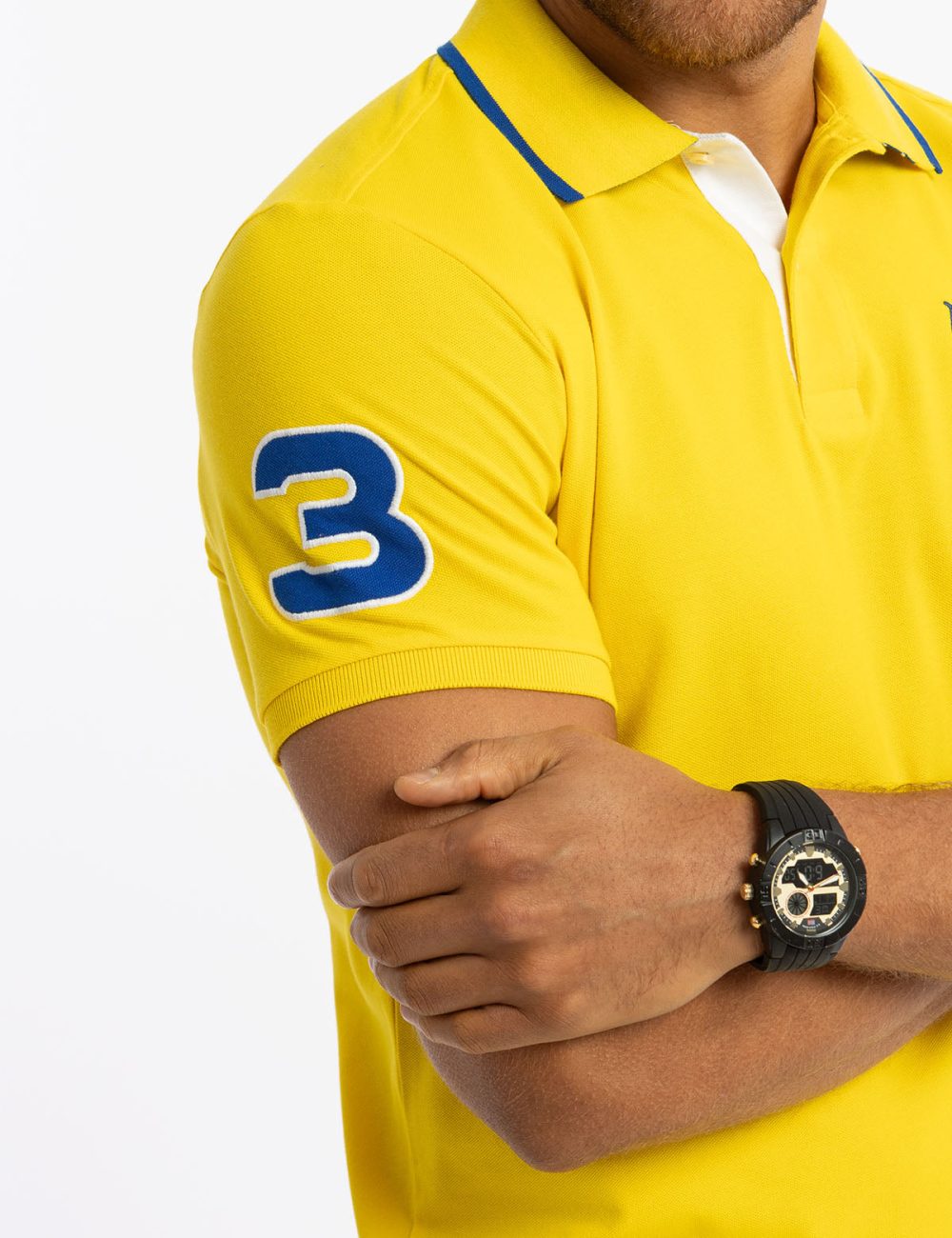 SLIM FIT BIG LOGO MULTI-TONAL POLO SHIRT - Image 4