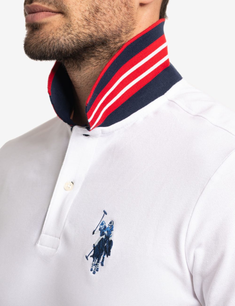 SLIM FIT BIG LOGO MULTI-TONAL POLO SHIRT - Image 7