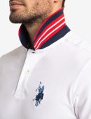 SLIM FIT BIG LOGO MULTI-TONAL POLO SHIRT
