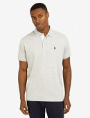 SOLID INTERLOCK POLO SHIRT WITH WOVEN TRIM