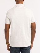 SOLID INTERLOCK POLO SHIRT WITH WOVEN TRIM