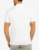 SOLID INTERLOCK POLO SHIRT WITH WOVEN TRIM