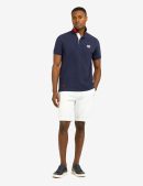 FLAG PIQUE POLO SHIRT WITH UNDER COLLAR DETAIL