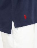FLAG PIQUE POLO SHIRT WITH UNDER COLLAR DETAIL