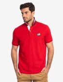 FLAG PIQUE POLO SHIRT WITH UNDER COLLAR DETAIL