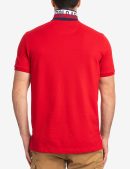 FLAG PIQUE POLO SHIRT WITH UNDER COLLAR DETAIL