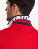 FLAG PIQUE POLO SHIRT WITH UNDER COLLAR DETAIL