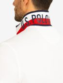 FLAG PIQUE POLO SHIRT WITH UNDER COLLAR DETAIL
