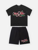 Diamond Coral Snake Noissey Logo Print 320g Shorts