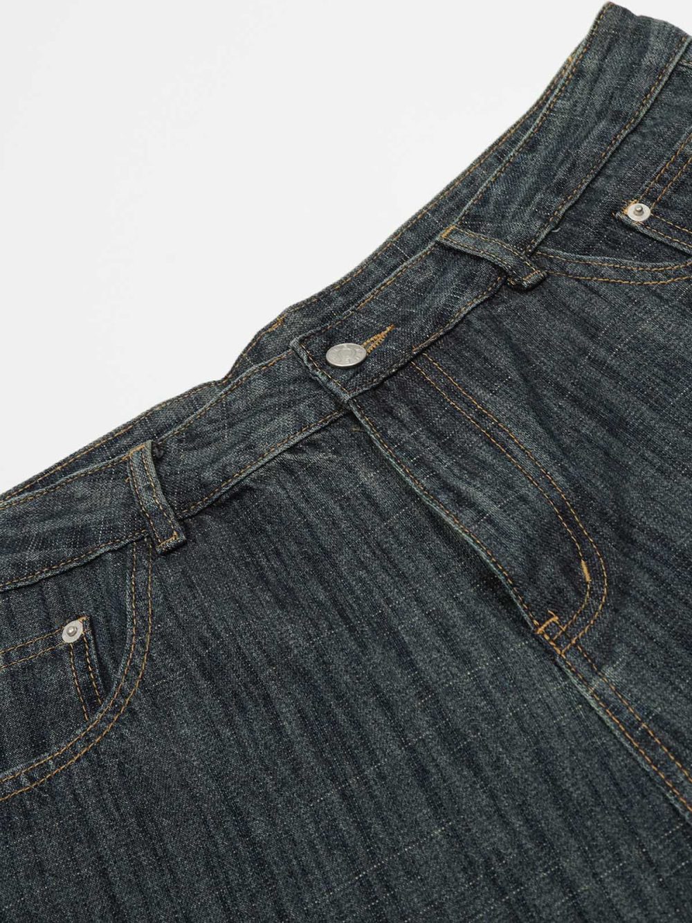 Jacquard Straight-leg Mid-rise Jeans - Image 4