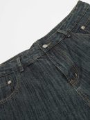 Jacquard Straight-leg Mid-rise Jeans