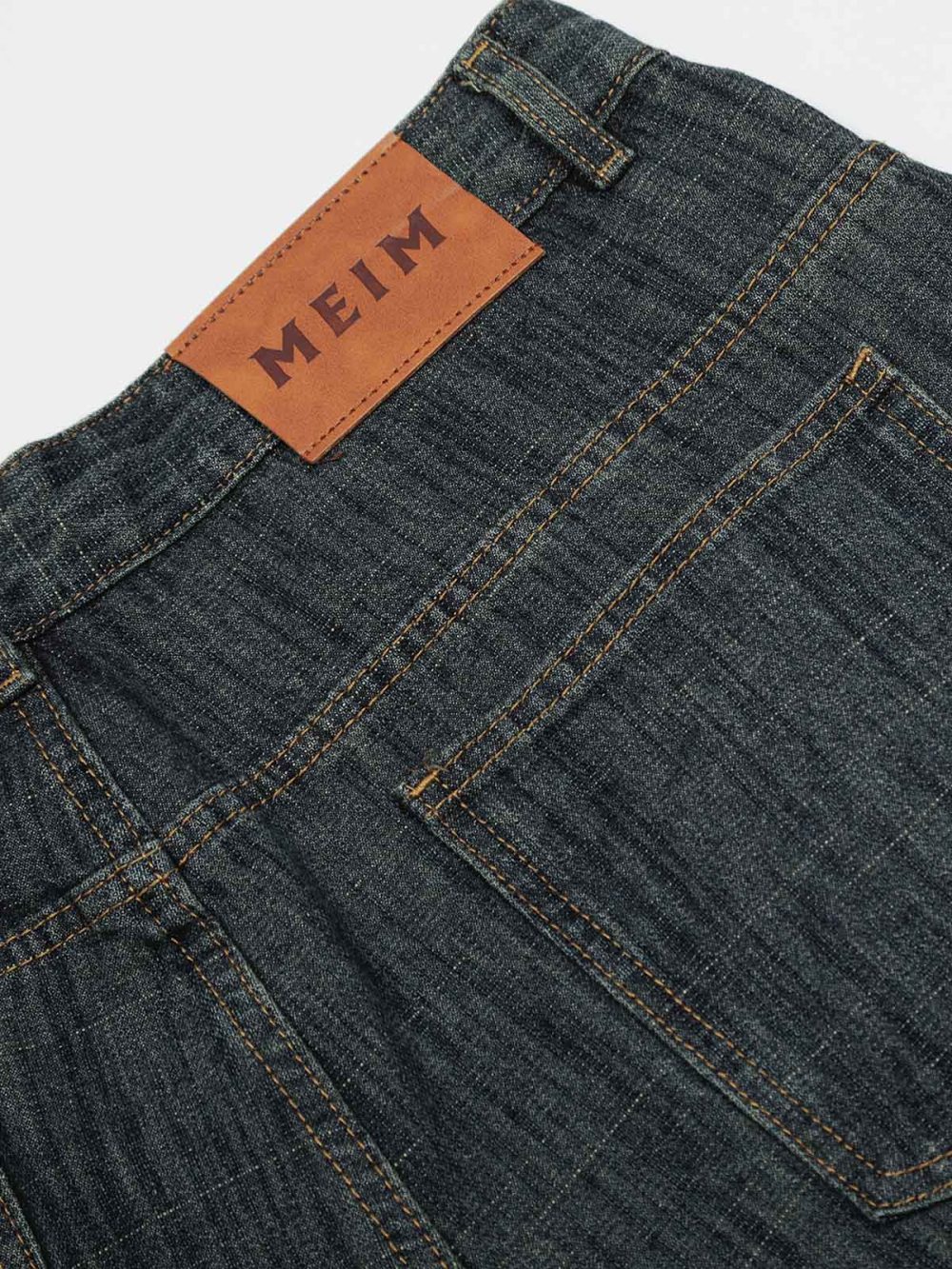 Jacquard Straight-leg Mid-rise Jeans - Image 7