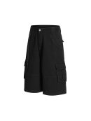 Tassel-Tie Cargo Shorts Jeans