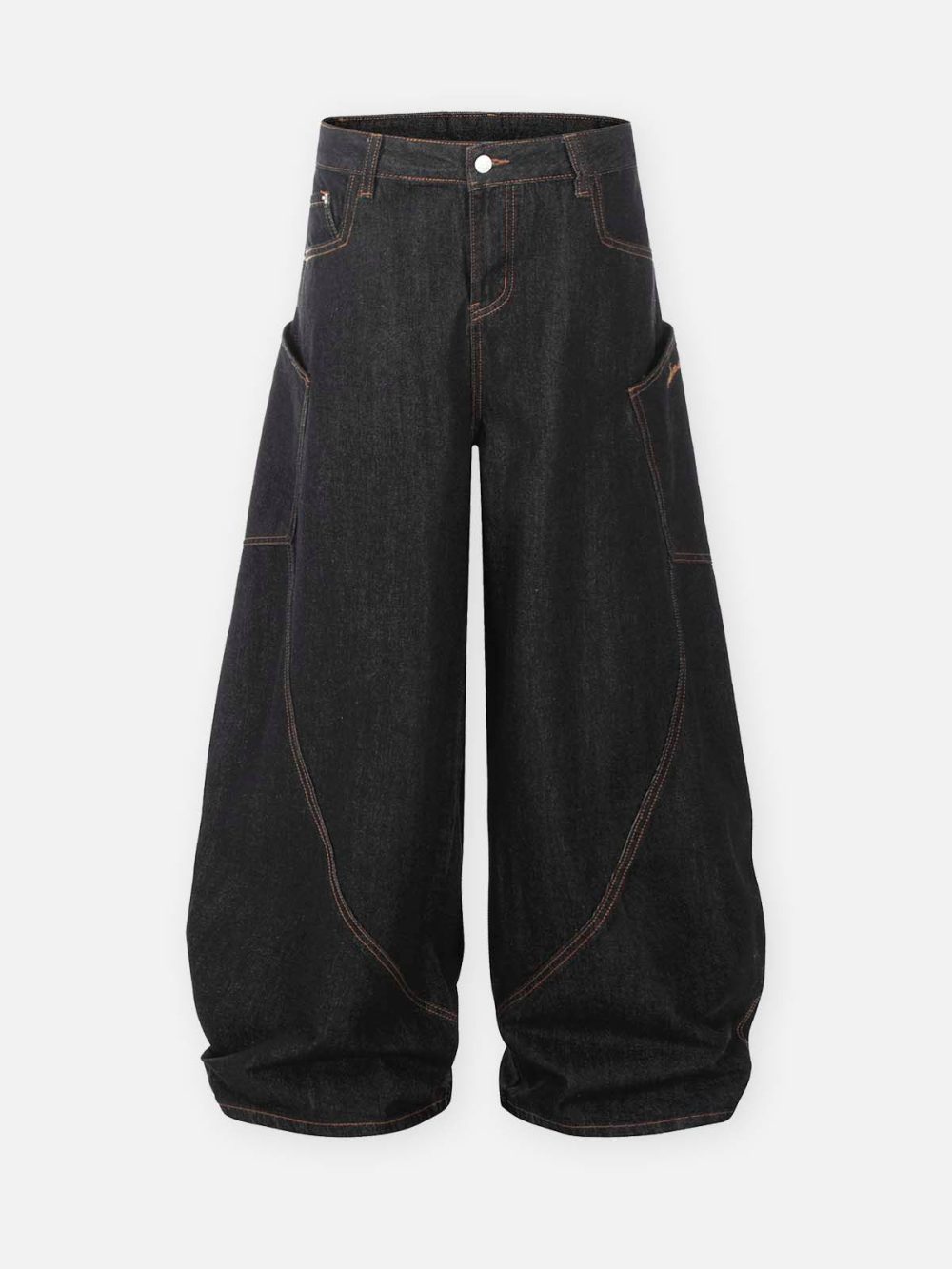 Vintage Deconstructed Big Pocket Jeans