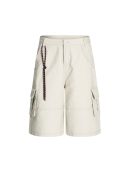 Tassel-Tie Cargo Shorts Jeans