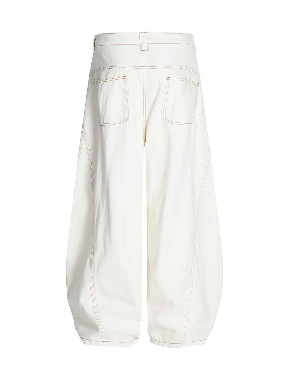 High-Street Design Curved-Leg Pants - Image 3