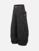 Vintage Deconstructed Big Pocket Jeans