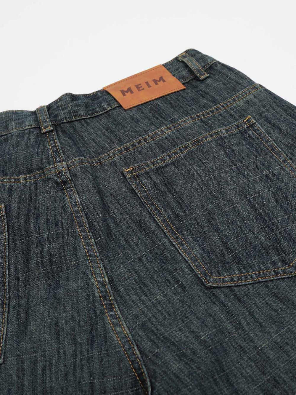 Jacquard Straight-leg Mid-rise Jeans - Image 8