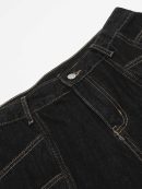 Pocket Straight-leg Mid-rise Jeans