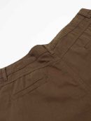 Embroidered Design Straight-Cut Mid-Length Pants