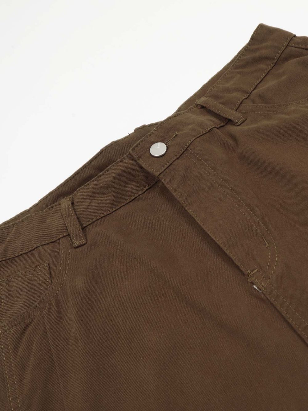 Embroidered Design Straight-Cut Mid-Length Pants - Image 5