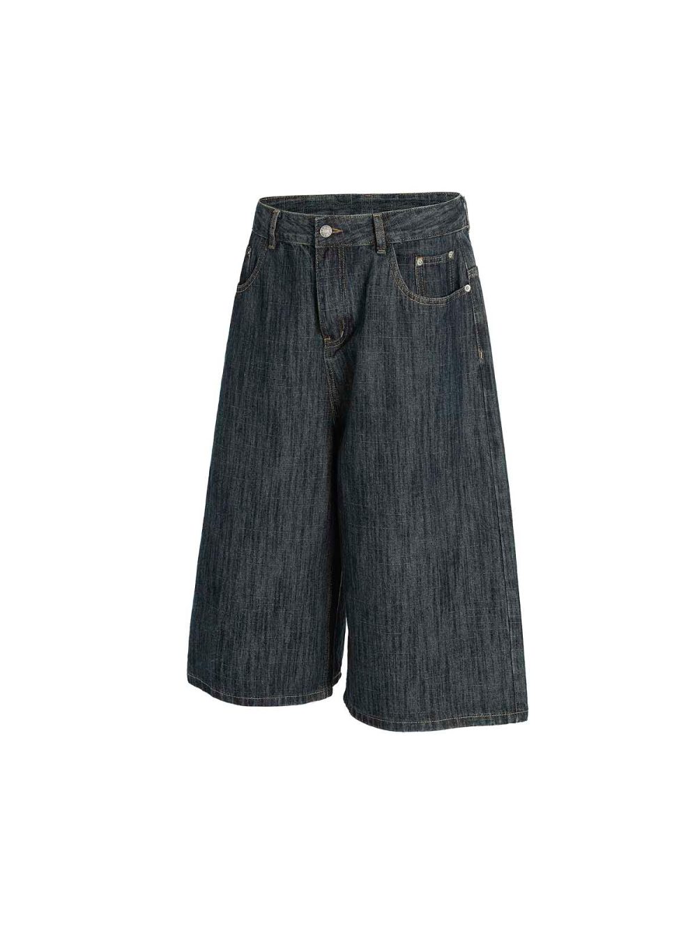 Jacquard Straight-leg Mid-rise Jeans - Image 2