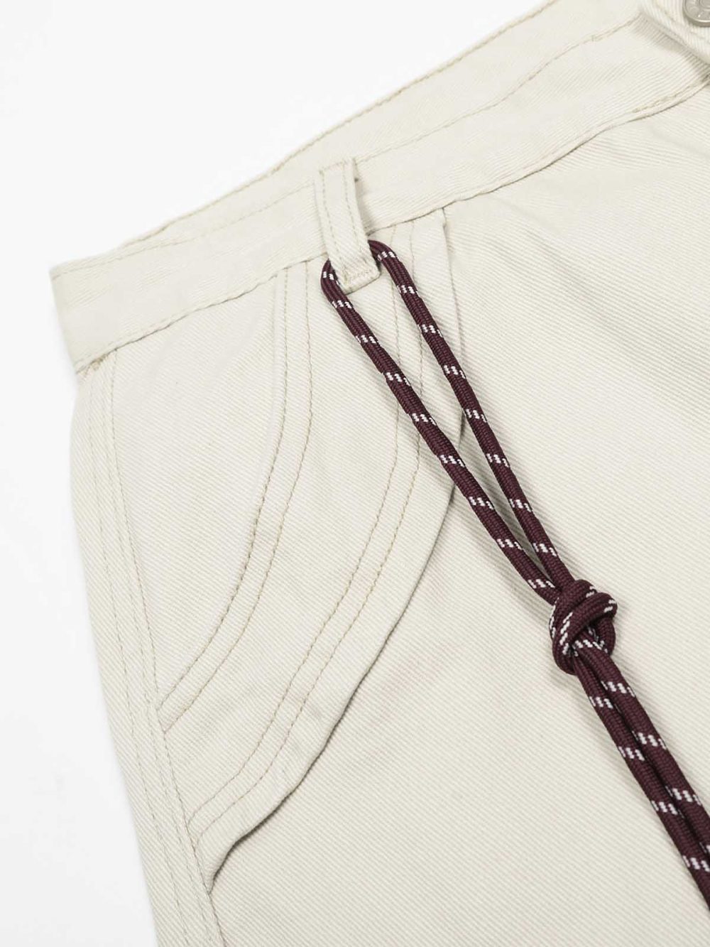 Tassel-Tie Cargo Shorts Jeans - Image 5