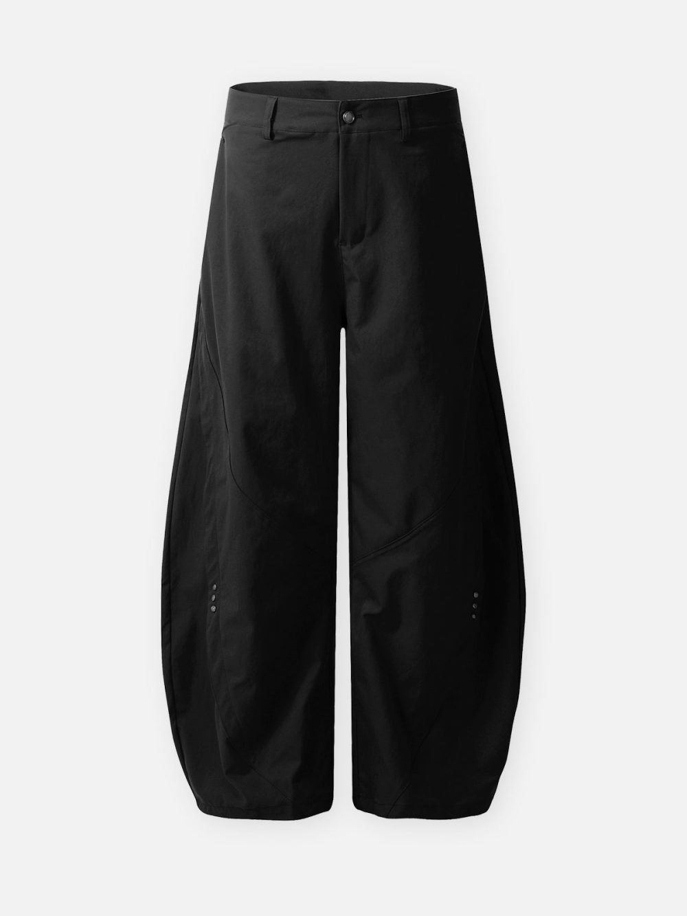 Vintage Silhouette Scimitar-Cut Wide-Leg Jeans