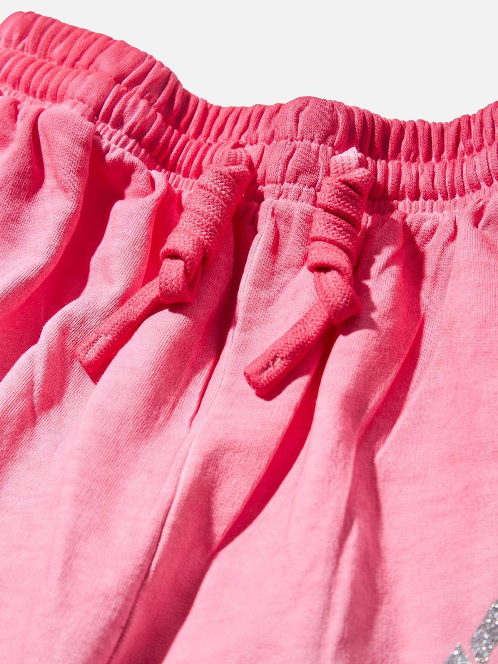 Silver Skull Claw Print Pink Gradient Shorts - Image 6