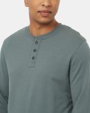 SoftTerry Light Placket Crew