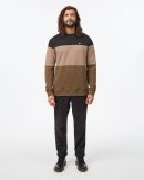 TreeFleece Blocked Classic Crew